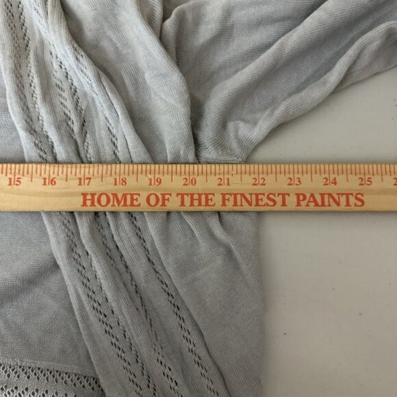 Alfani Cardigan Sweater Womens XL Gray Long Sleeve Open‎ Front Lightweight Knit - Picture 9 of 11